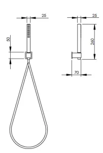 Technical drawing of product CUB-CUA150