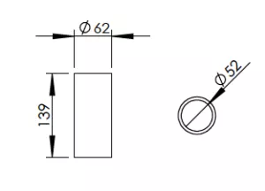 Disegno tecnico del prodotto EDG001