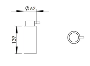 Disegno tecnico del prodotto EDG002