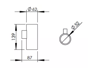 Technical drawing of product EDG011