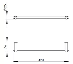 Disegno tecnico del prodotto EDG540