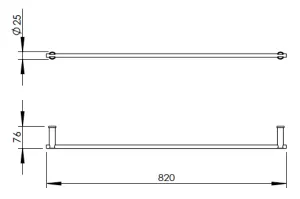 Disegno tecnico del prodotto EDG580