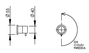 Technical drawing of product EGO009