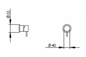 Technical drawing of product EGO010
