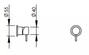 Technical drawing of product EGO011