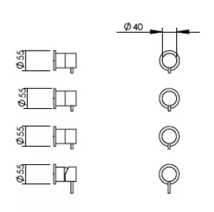Disegno tecnico del prodotto EGO013