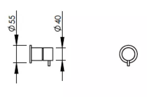 Technical drawing of product EGO022