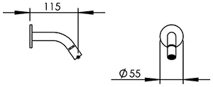 Technical drawing of product EGO037