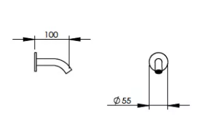 Technical drawing of product EGO040