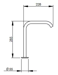 Technical drawing of product EGO045