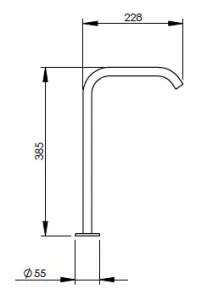 Disegno tecnico del prodotto EGO046