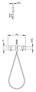 Technical drawing of product EGO304-314