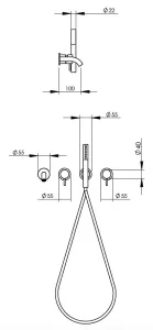 Disegno tecnico del prodotto EGO400-410