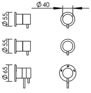 Technical drawing of product EGO512