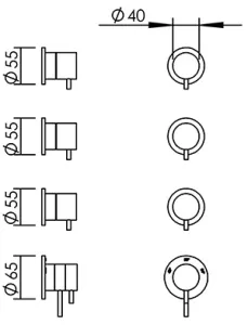Technical drawing of product EGO513
