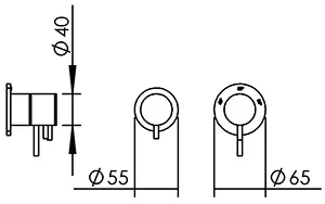 Technical drawing of product EGO527