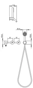 Disegno tecnico del prodotto ELL430-435