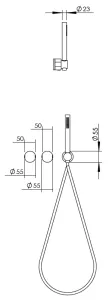 Technical drawing of product ELV300-310