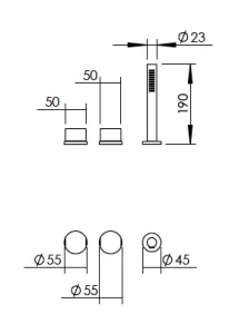 Disegno tecnico del prodotto ELV380
