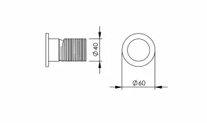 Technical drawing of product ESO010