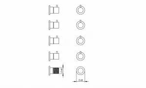 Technical drawing of product ESO014