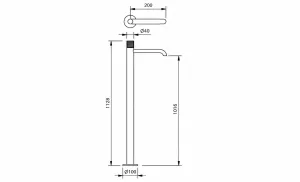 Technical drawing of product ESO090