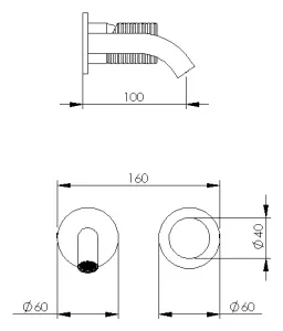 Disegno tecnico del prodotto ESO100
