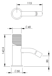 Disegno tecnico del prodotto ESO120