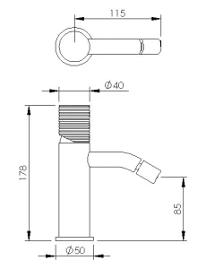 Technical drawing of product ESO130
