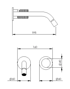 Disegno tecnico del prodotto ESO195