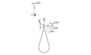 Technical drawing of product ESO310