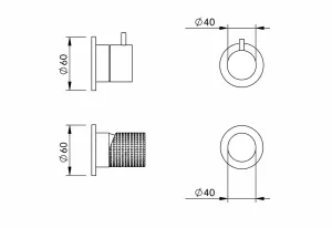 Technical drawing of product ESP112