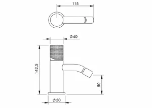 Technical drawing of product ESP120