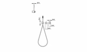 Technical drawing of product ESP310