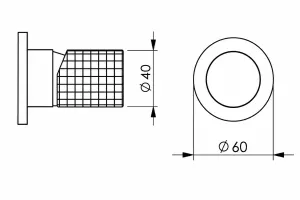 Technical drawing of product ESQ010