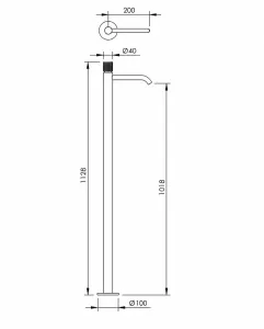 Technical drawing of product ESQ090