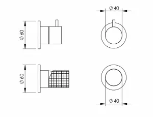 Disegno tecnico del prodotto ESQ112