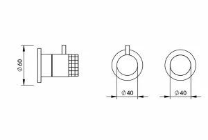 Disegno tecnico del prodotto ESQ122