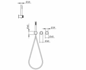 Technical drawing of product ESQ310