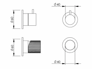 Disegno tecnico del prodotto ESR112