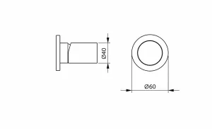 Technical drawing of product ESS010