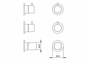 Technical drawing of product ESS012