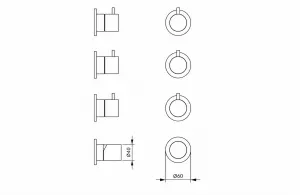 Technical drawing of product ESS013