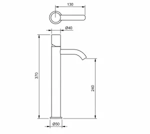 Disegno tecnico del prodotto ESS075