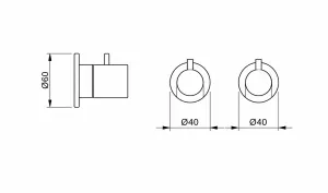 Technical drawing of product ESS122