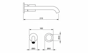 Disegno tecnico del prodotto ESS210