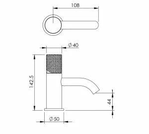 Technical drawing of product ESZ060