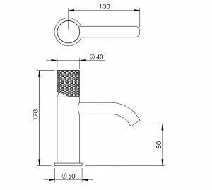 Disegno tecnico del prodotto ESZ070