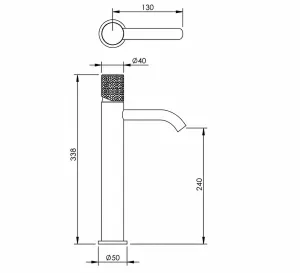Technical drawing of product ESZ075