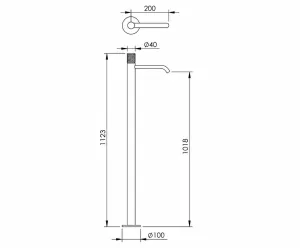 Disegno tecnico del prodotto ESZ090